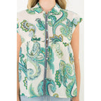 THML - Short Sleeve Print Top
