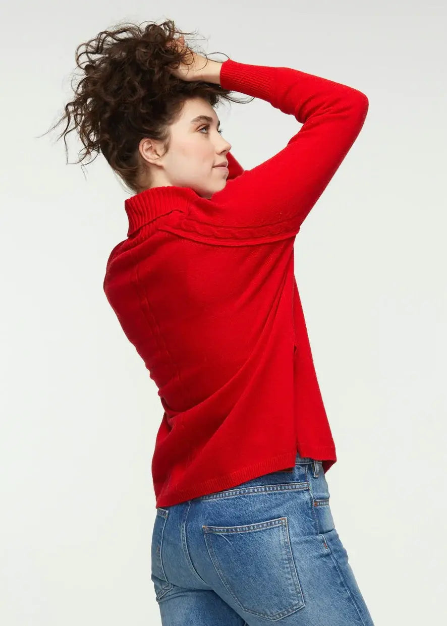 Zaket & Plover Cowl Neck Sweater