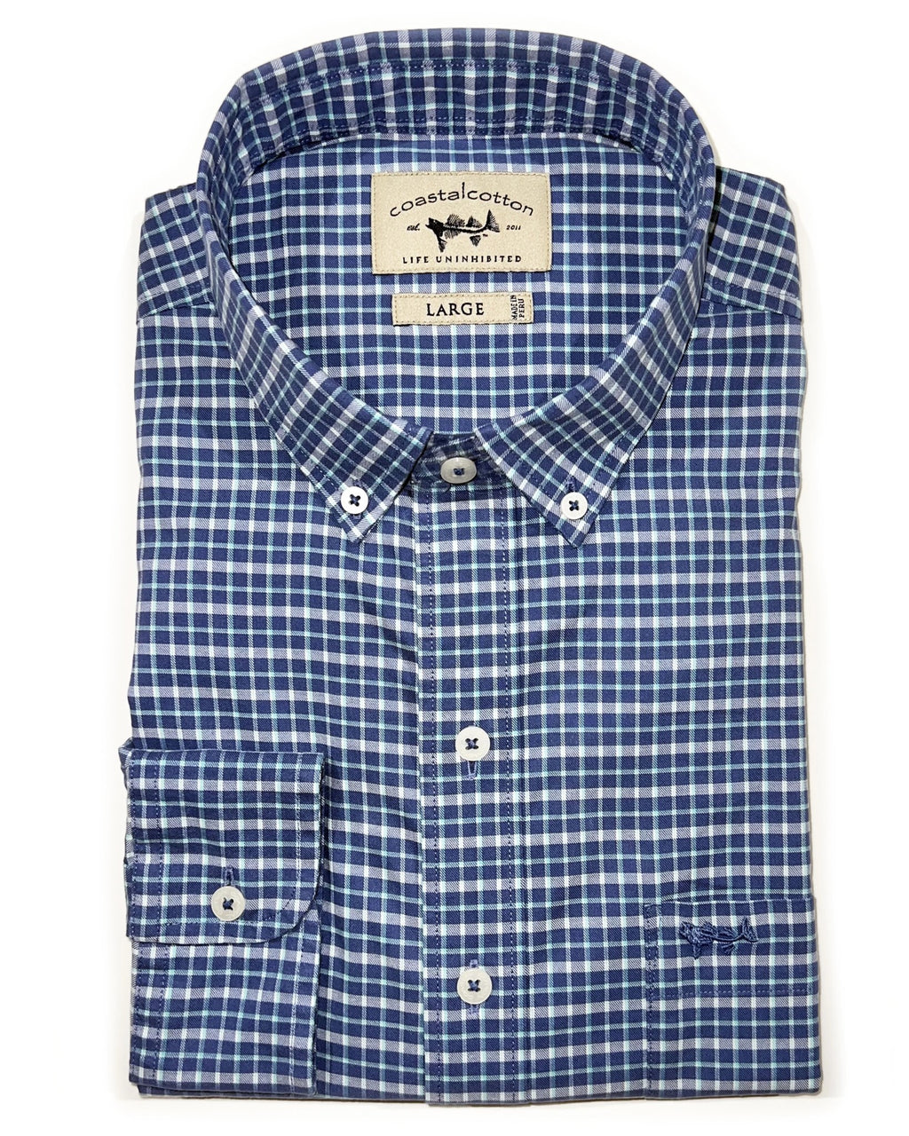 Coastal Cotton L/S Cotton Woven Shirt