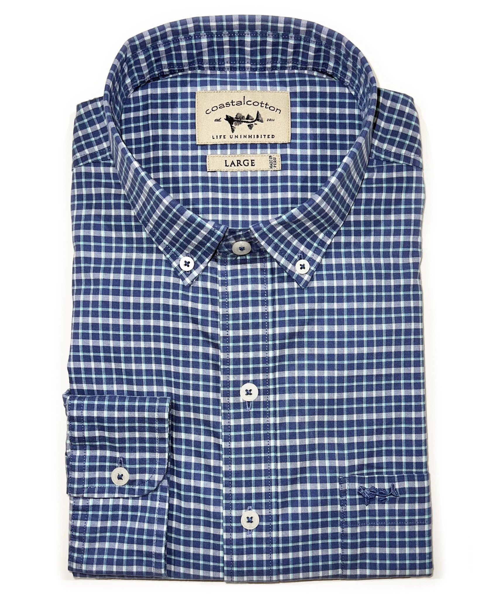 Coastal Cotton L/S Cotton Woven Shirt
