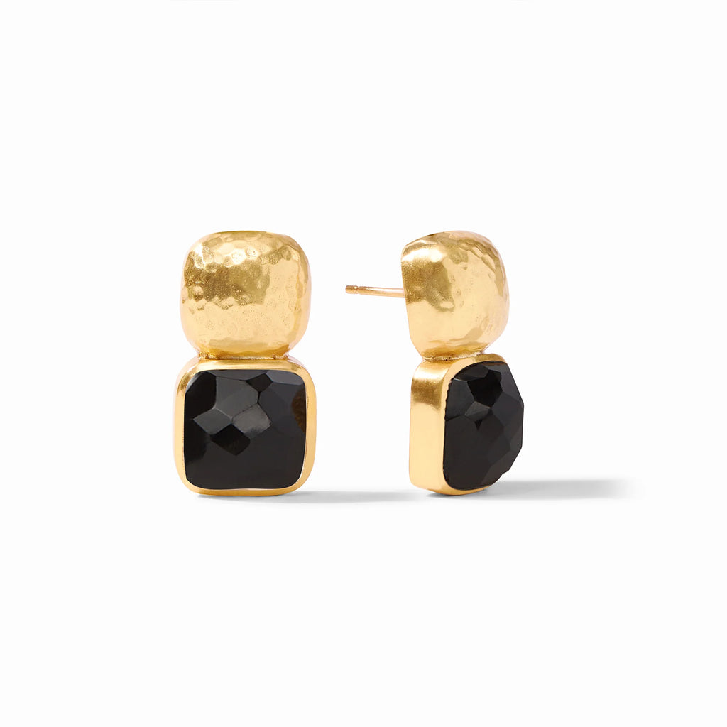 Julie Vos Catalina Gold Gem Earrings