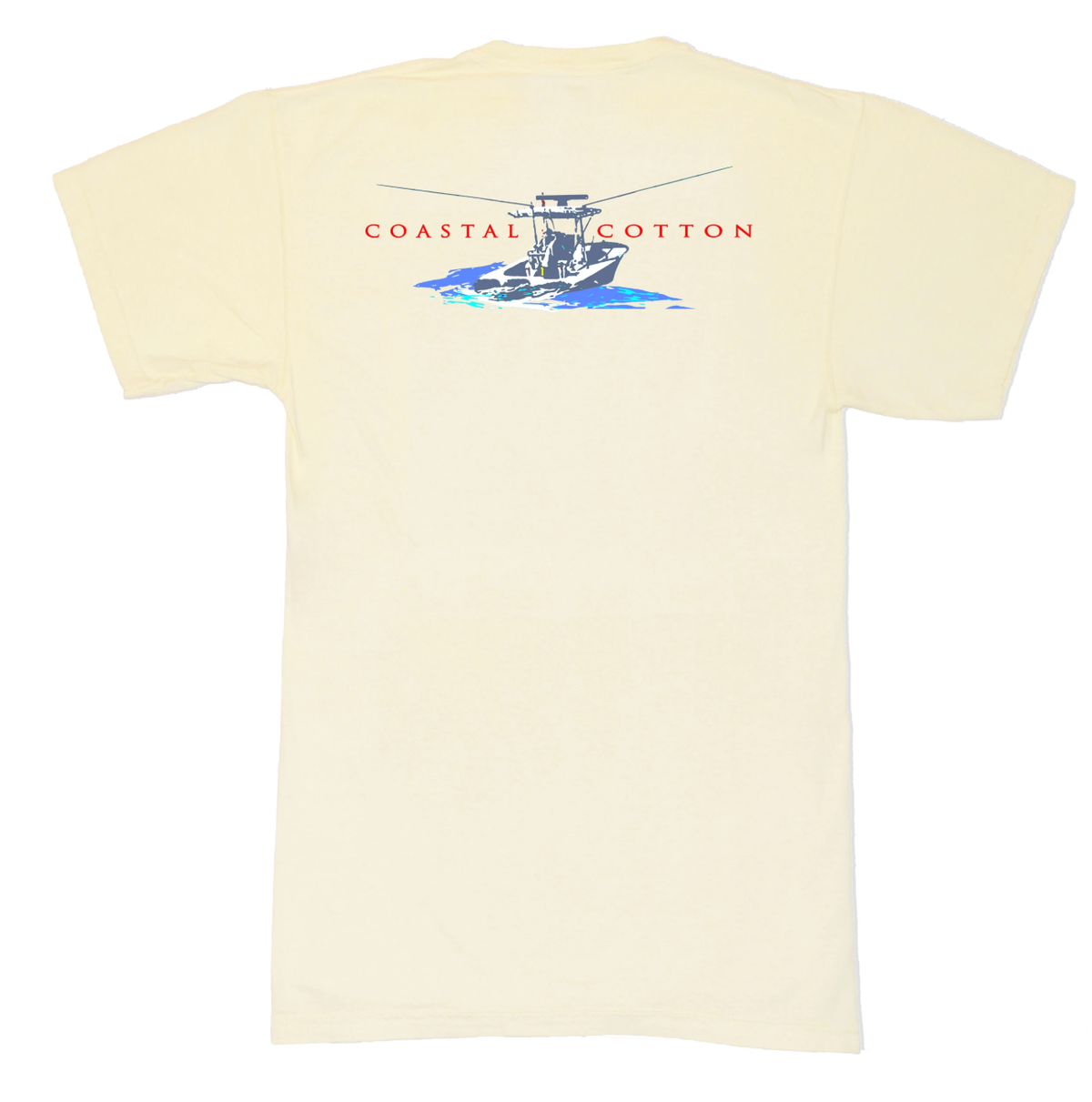 Coastal Cotton Center Console Pima Tee
