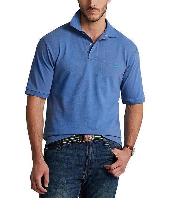PRL Big & Tall Short Sleeve Classic Fit Mesh Polo
