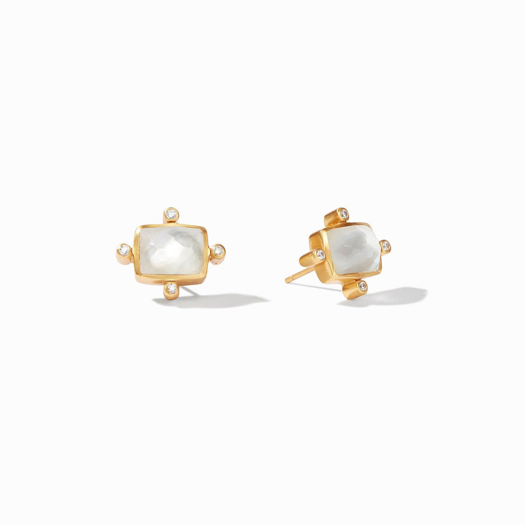 Julie Vos Clara Gold Stud Earrings