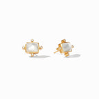 Julie Vos Clara Gold Stud Earrings