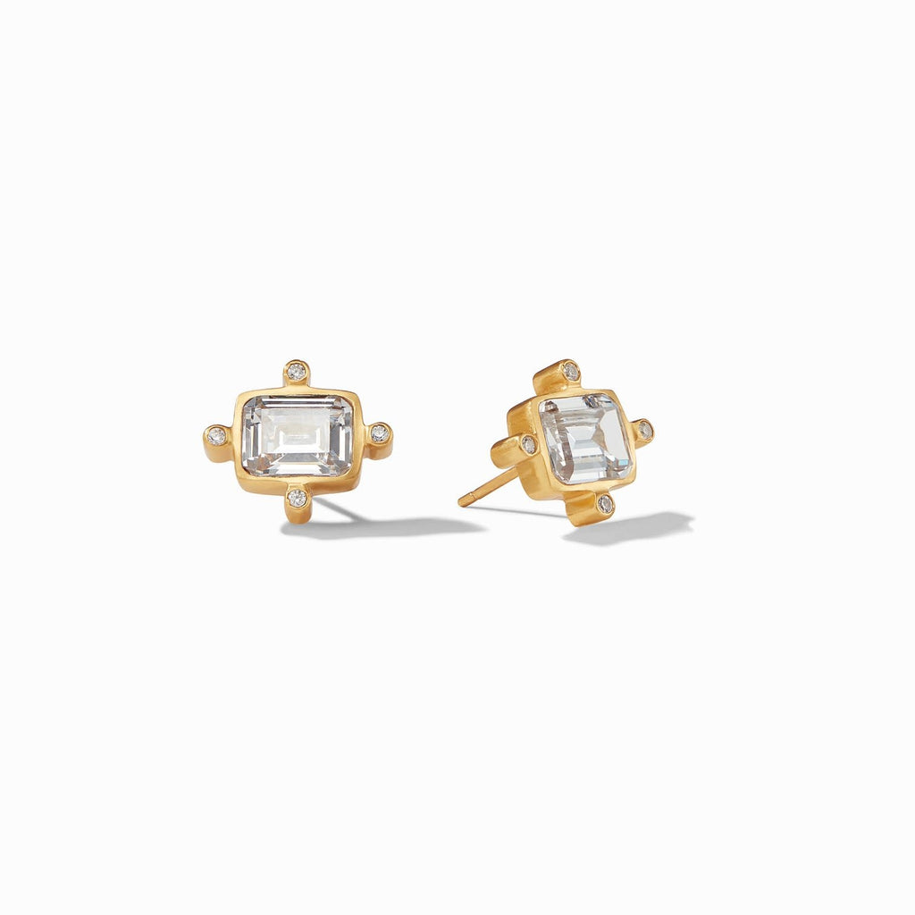 Julie Vos Clara Gold Stud Earrings