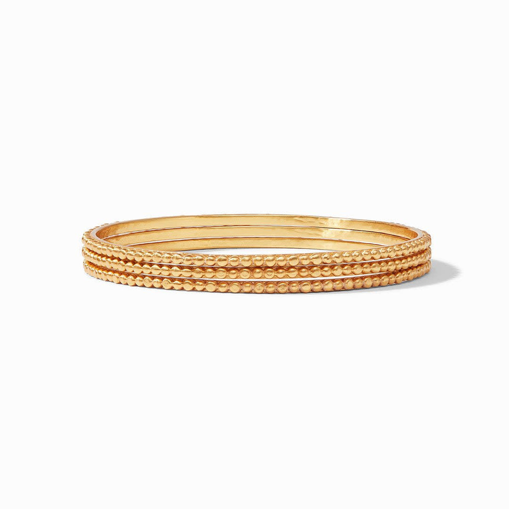 Julie Vos Colette Gold Bead Bangle