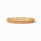 Julie Vos Colette Gold Bead Bangle