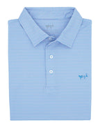 Coastal Cotton Stripe Performance Polo
