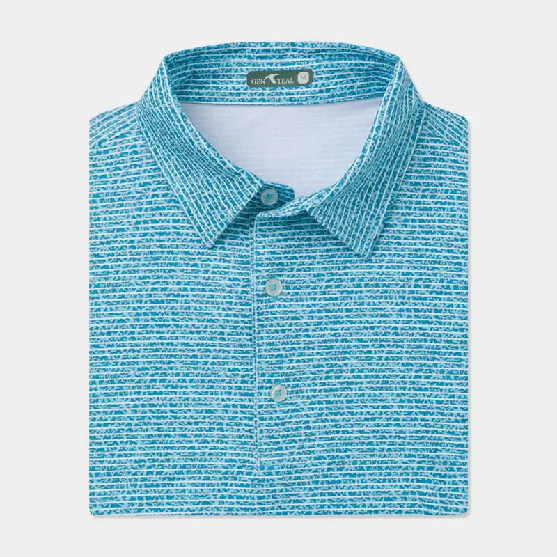 GenTeal Apparel brrrº Printed Performance Polo