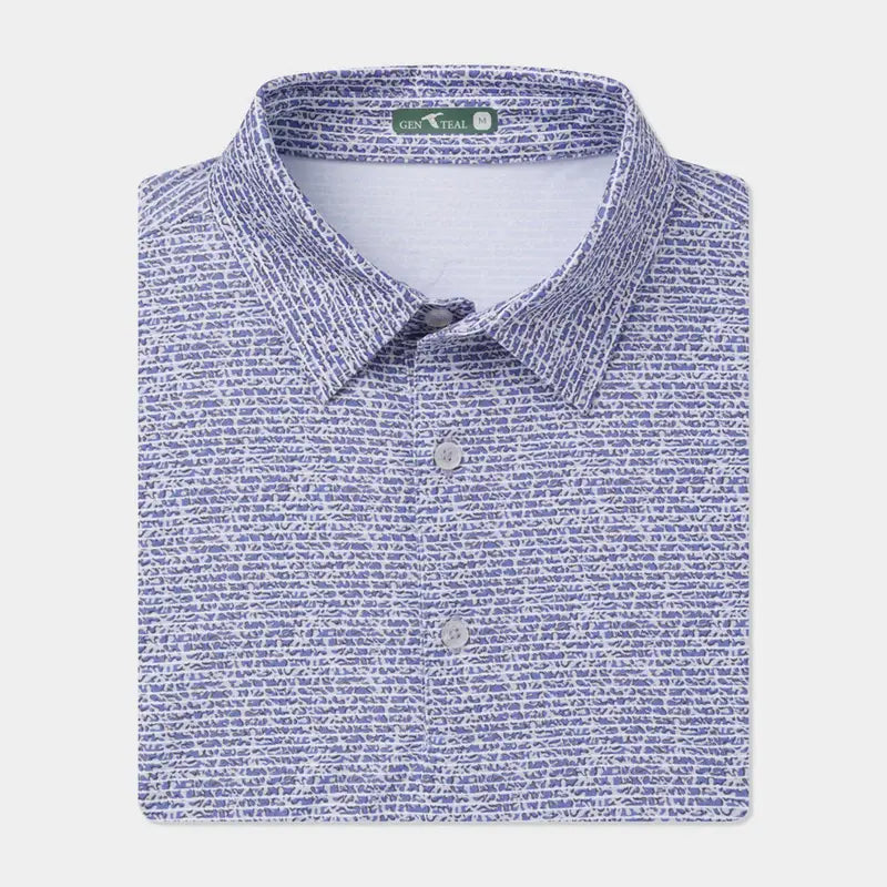 GenTeal Apparel brrrº Printed Performance Polo