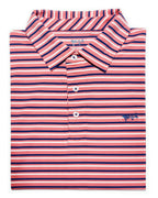 Coastal Cotton Stripe Performance Polo