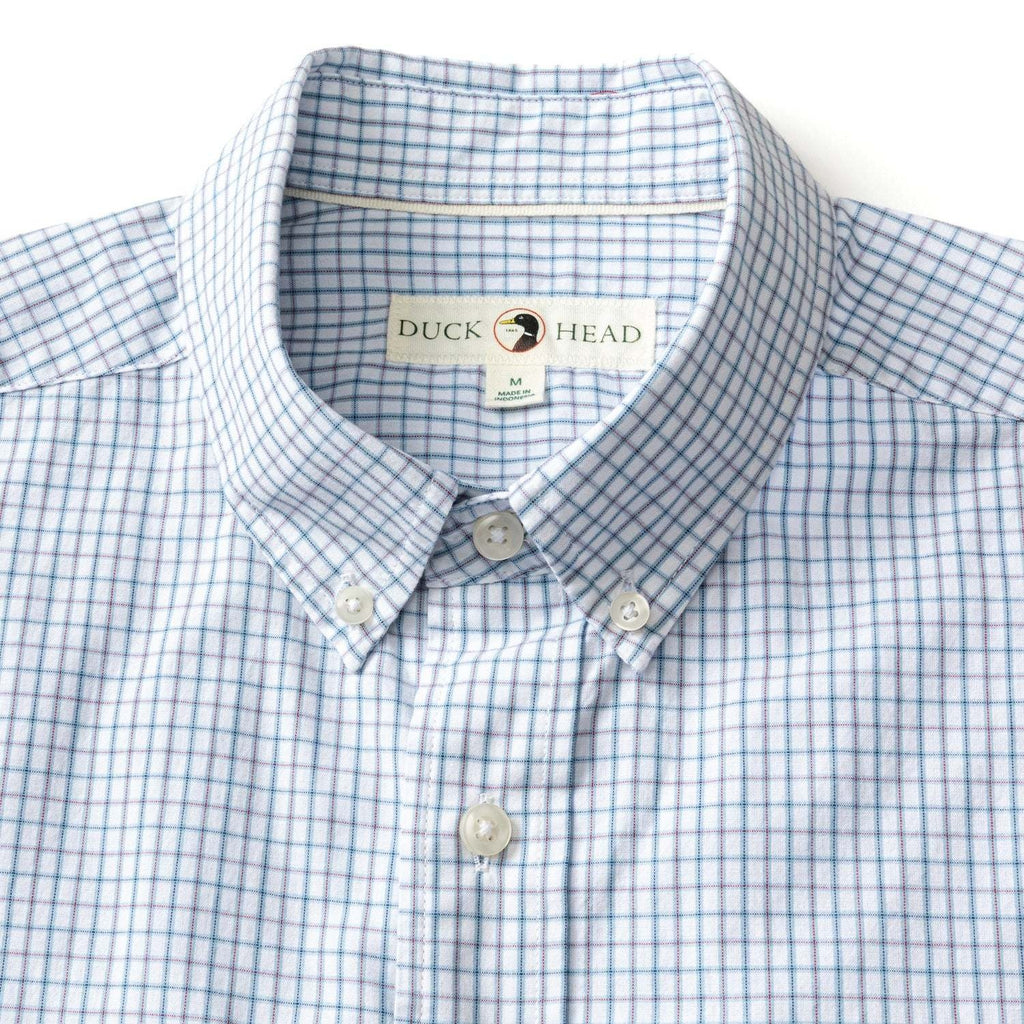 Duck Head Lewis Plaid Cotton Cashmere Poplin Sport Shirt