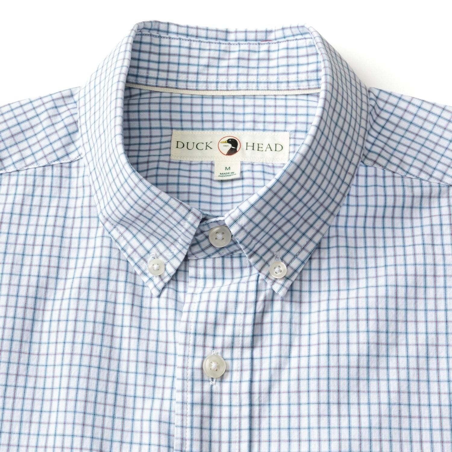 Duck Head Lewis Plaid Cotton Cashmere Poplin Sport Shirt