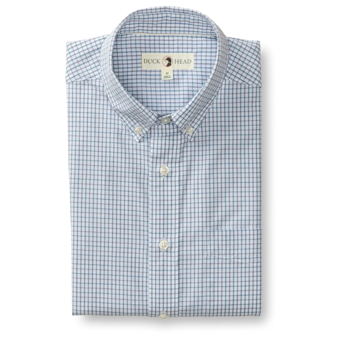 Duck Head Lewis Plaid Cotton Cashmere Poplin Sport Shirt