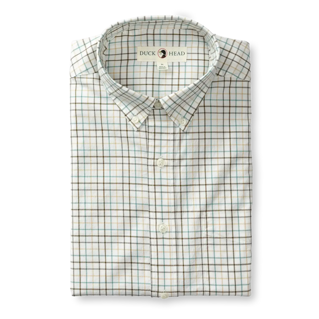 Duck Head Joyner Plaid Cotton Twill Sport Shirt