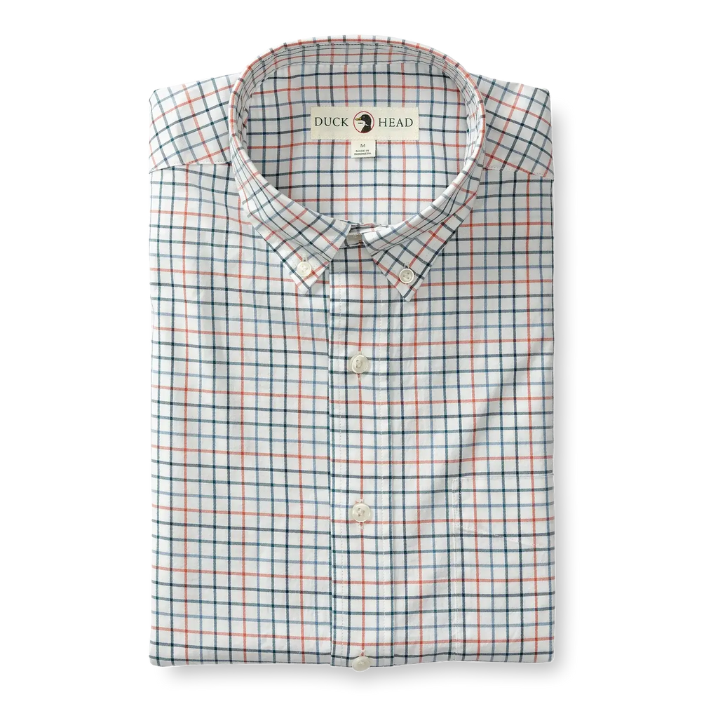 Duck Head Joyner Plaid Cotton Twill Sport Shirt
