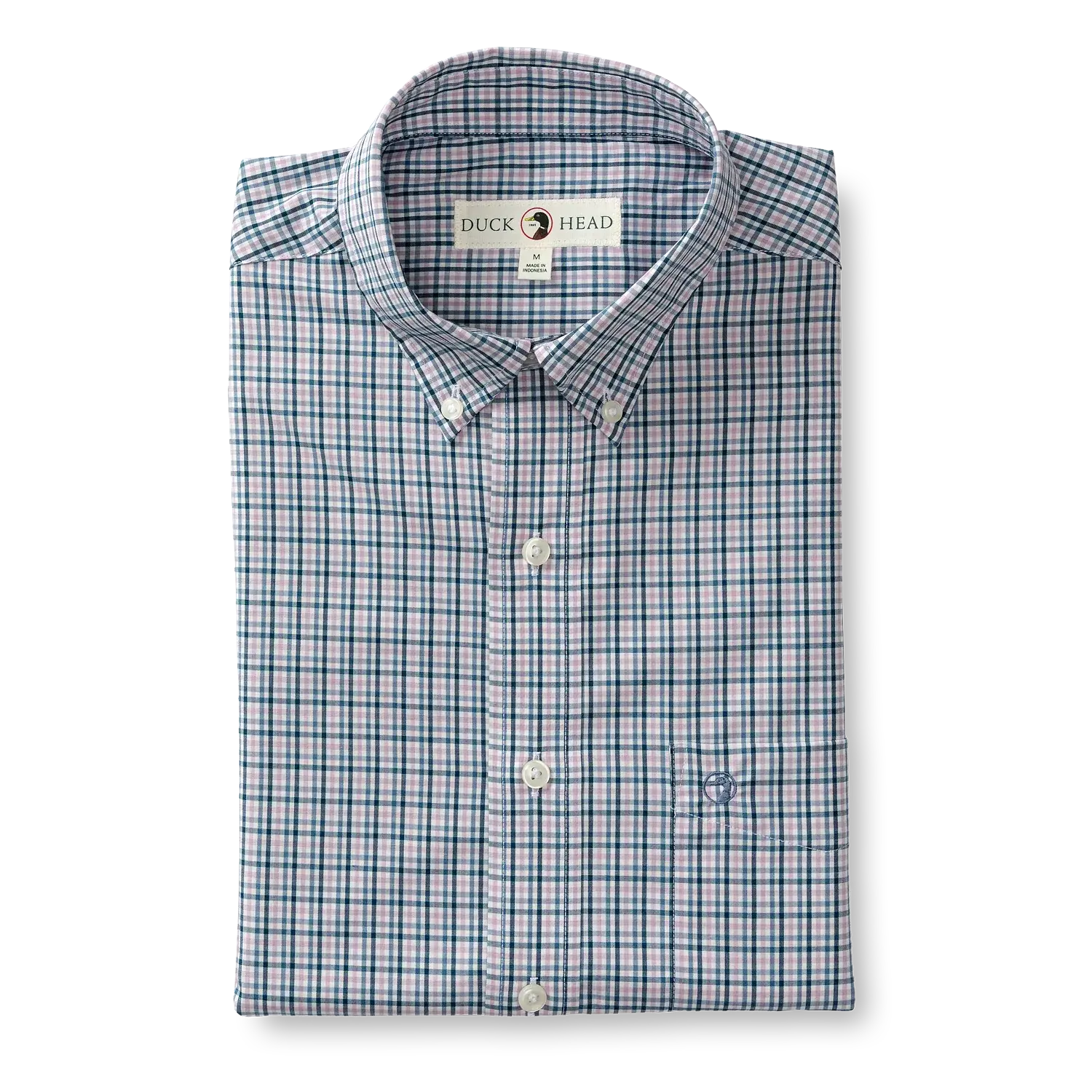 Duck Head Benton Plaid Performance Poplin Sport Shirt