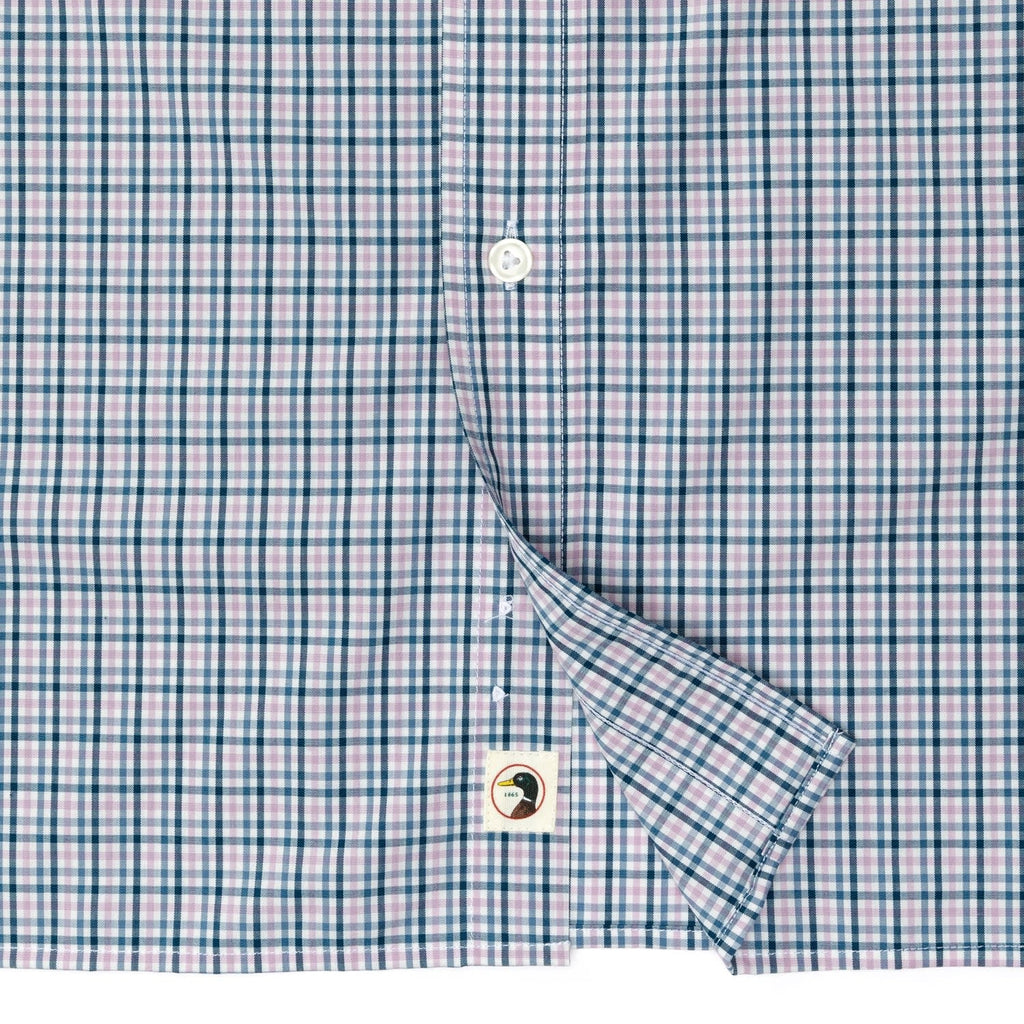 Duck Head Benton Plaid Performance Poplin Sport Shirt