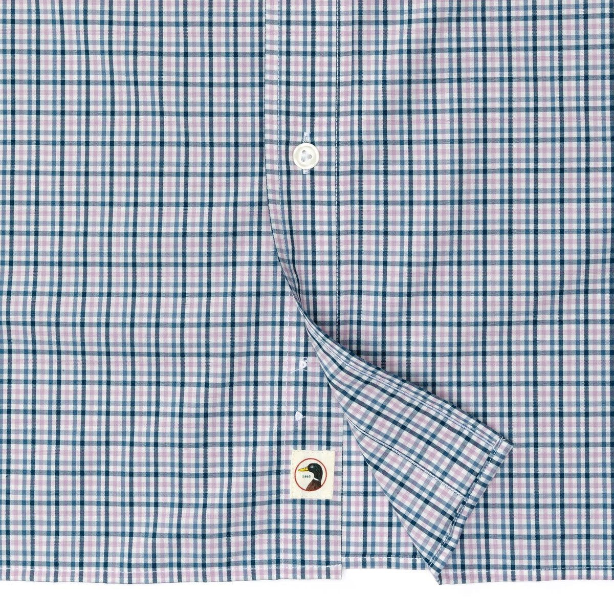 Duck Head Benton Plaid Performance Poplin Sport Shirt