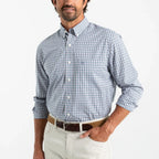 Duck Head Benton Plaid Performance Poplin Sport Shirt