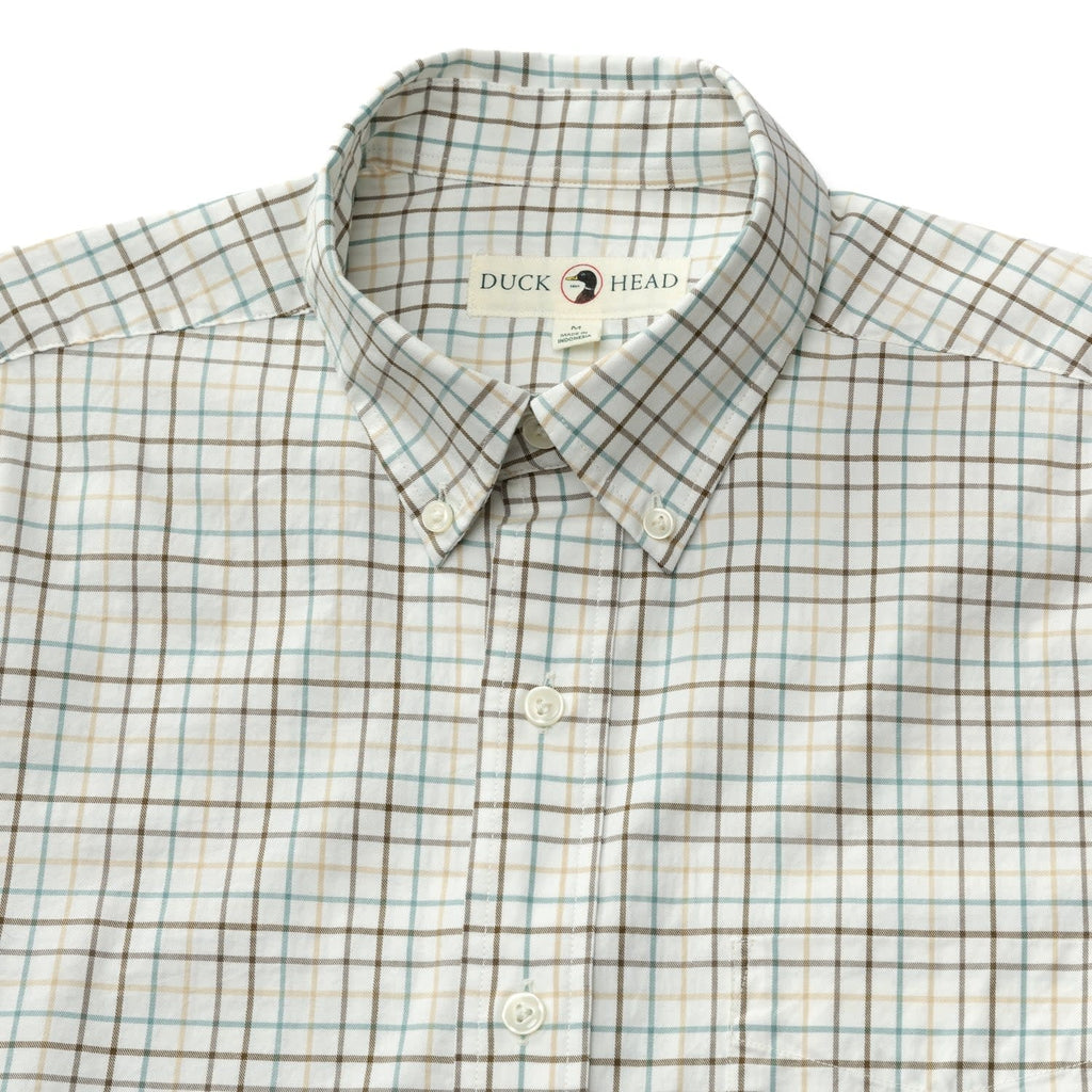 Duck Head Joyner Plaid Cotton Twill Sport Shirt