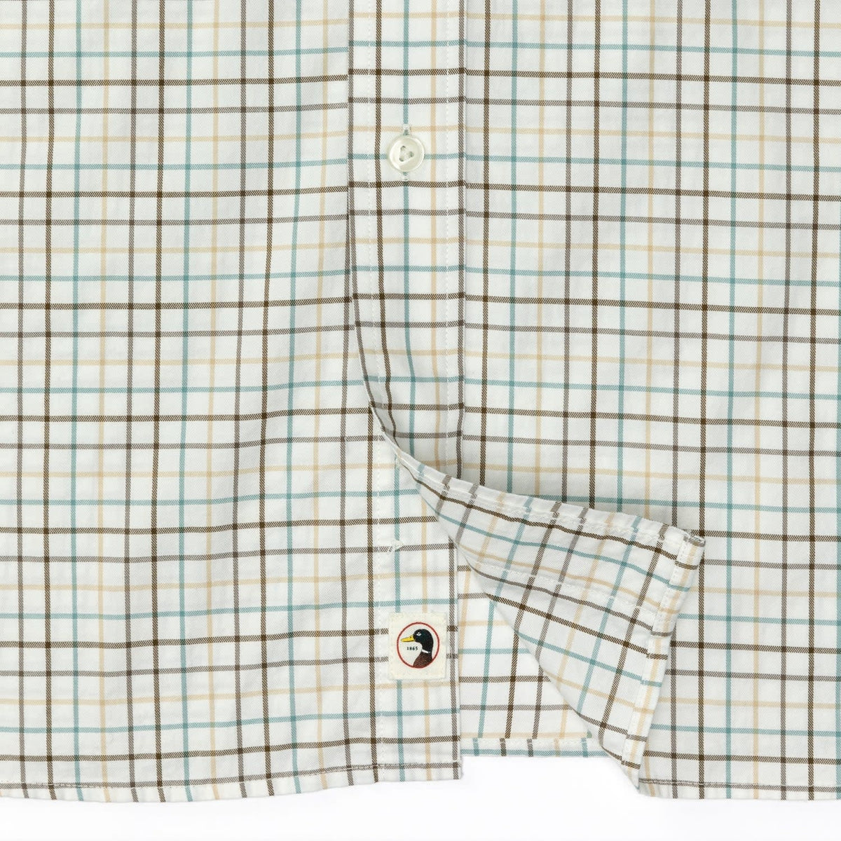 Duck Head Joyner Plaid Cotton Twill Sport Shirt