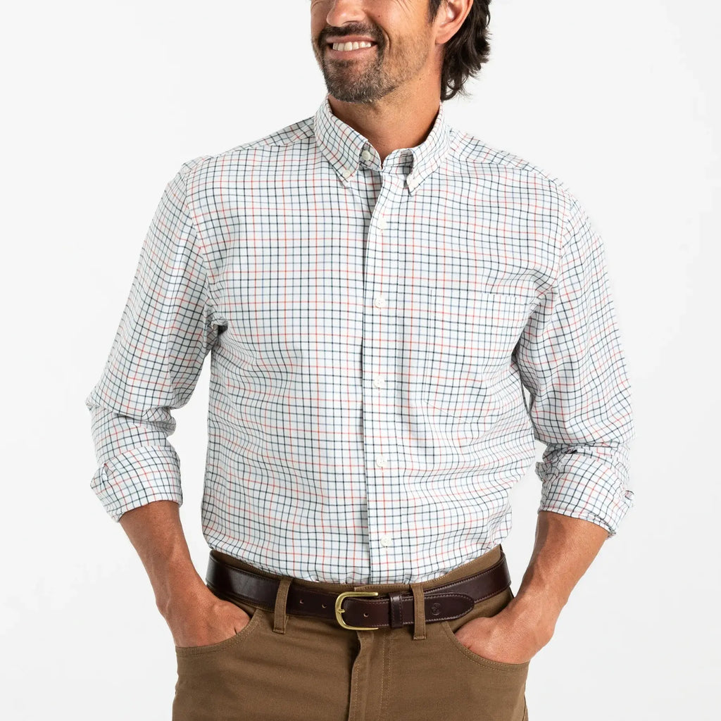 Duck Head Joyner Plaid Cotton Twill Sport Shirt
