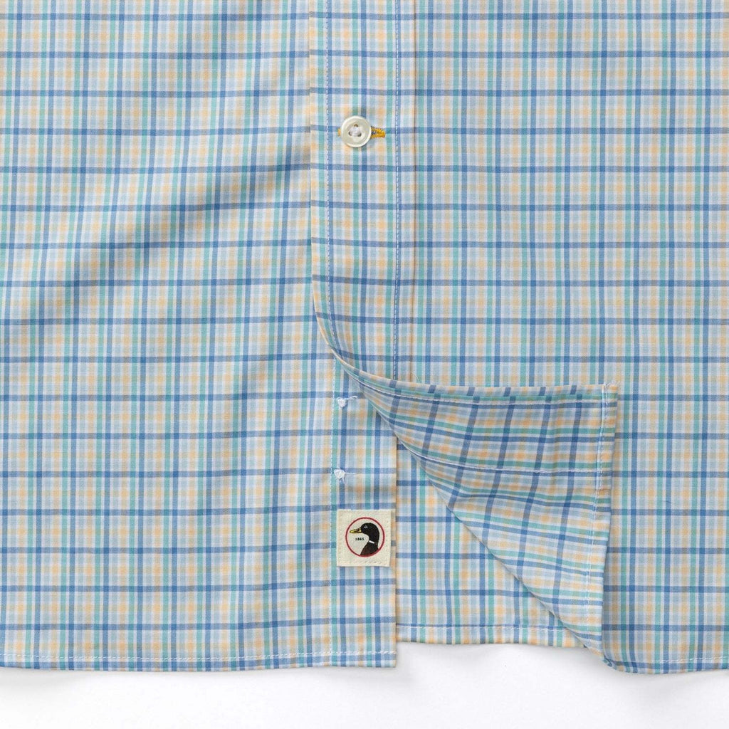 Duck Head Bradley Plaid Performance Poplin Sport Shirt