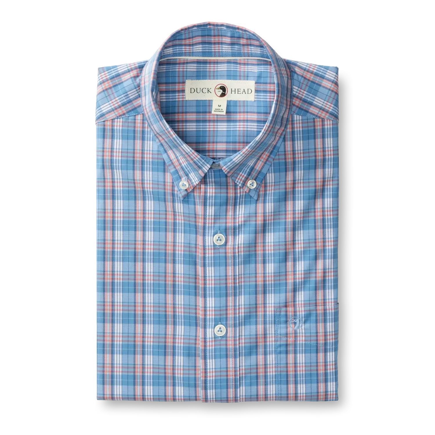 Duck Head Marcus Plaid Performance Poplin Sport Shirt
