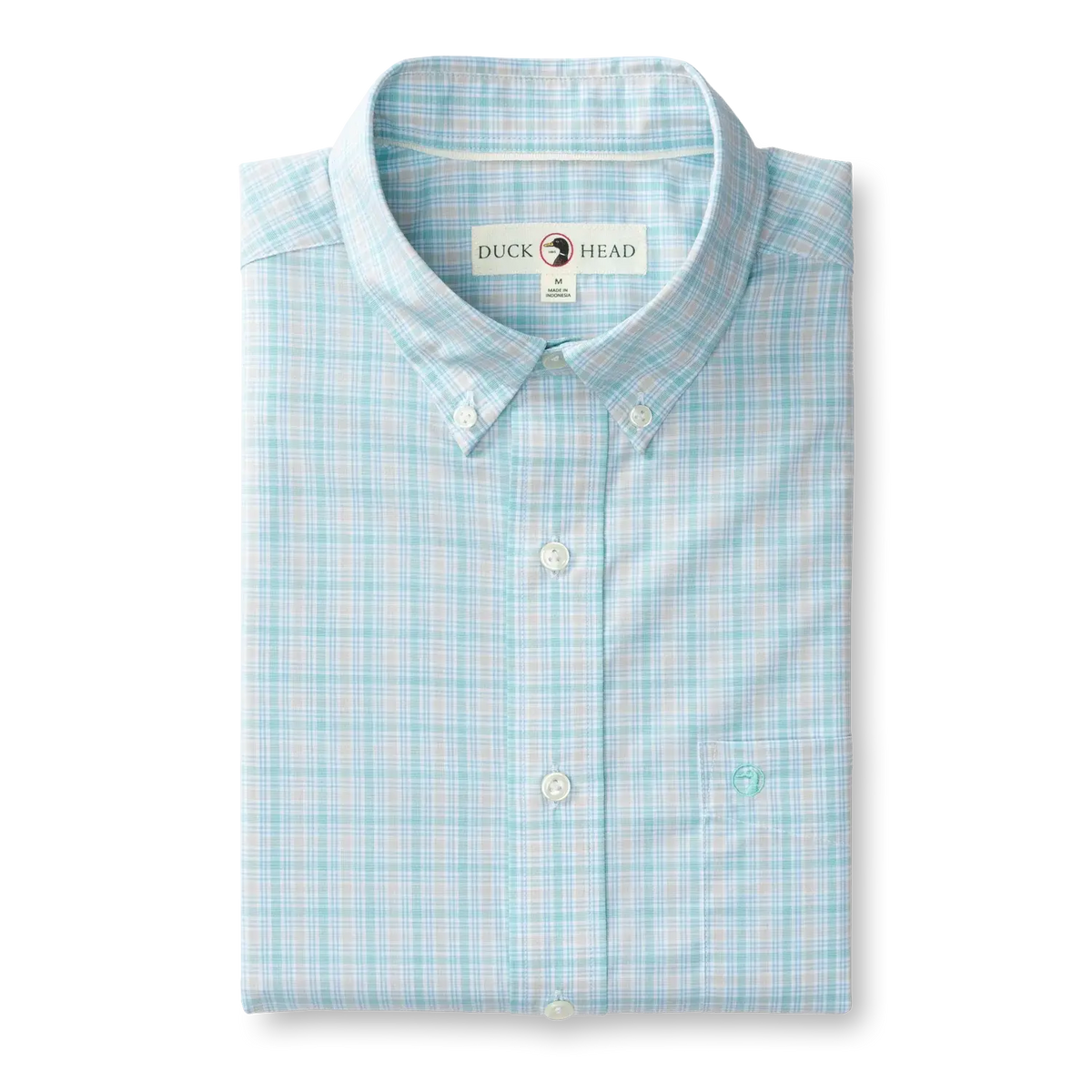 Duck Head Trent Plaid Performance Poplin Sport Shirt