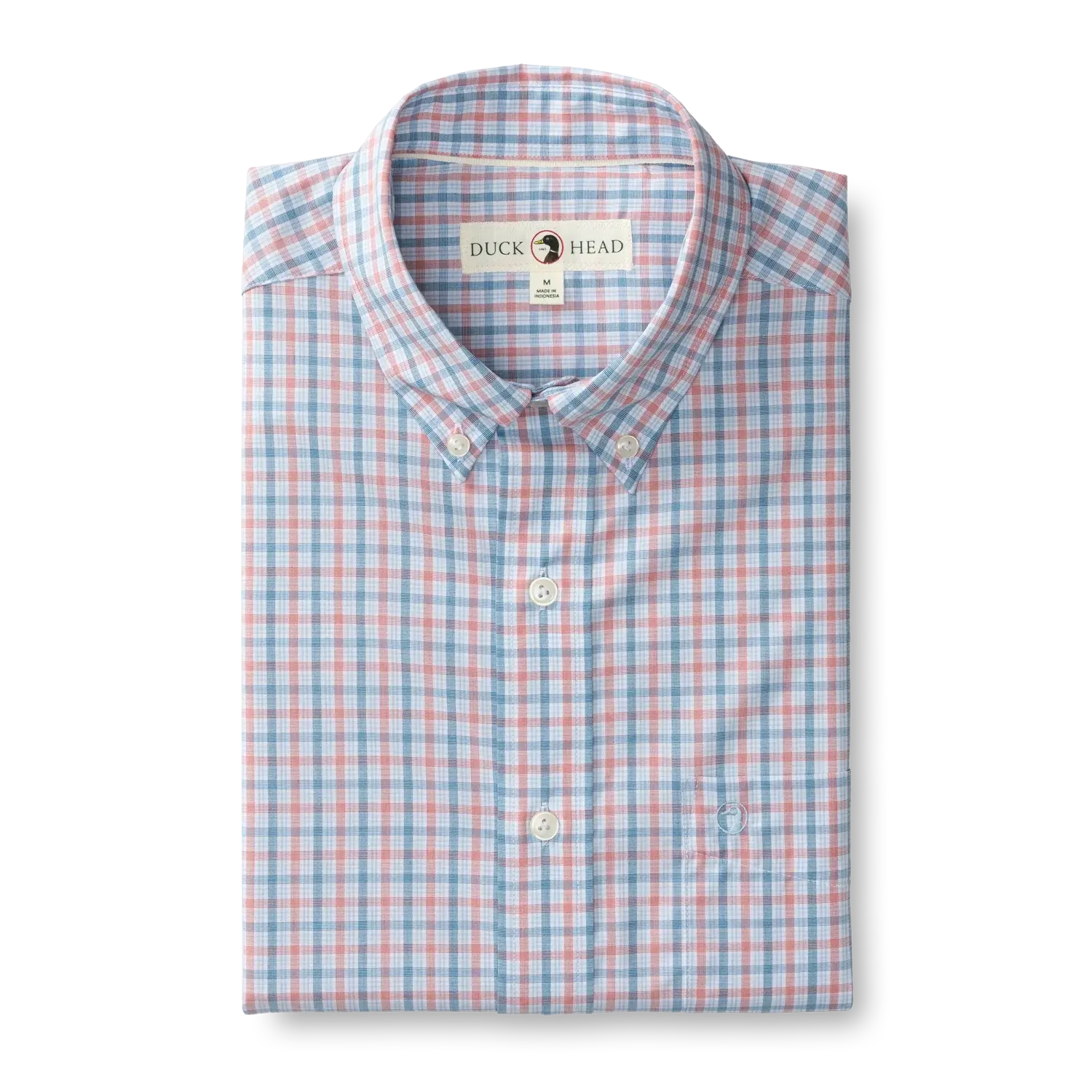 Duck Head Trent Plaid Performance Poplin Sport Shirt