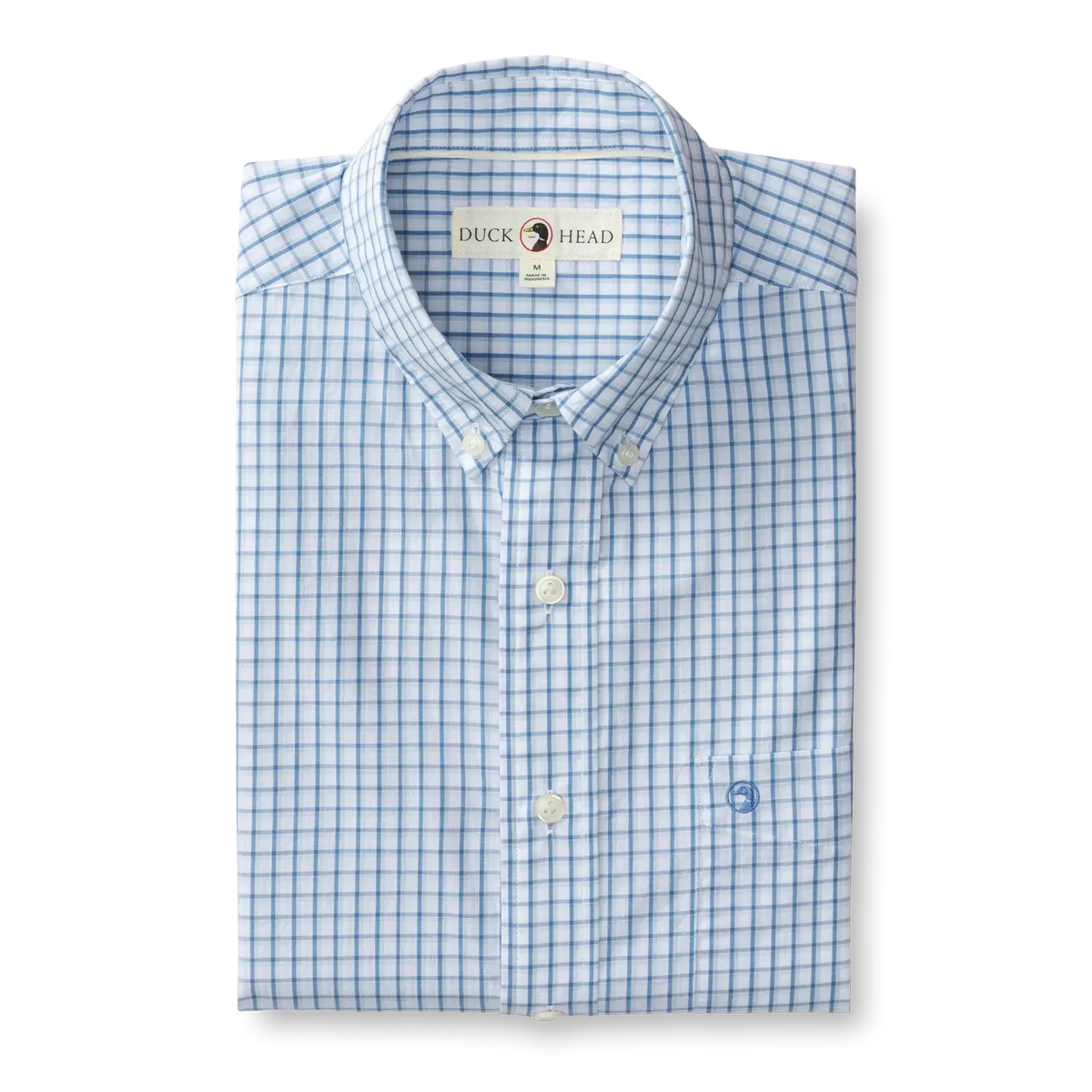 Duck Head Edgewood Plaid Performance Poplin Sport Shirt