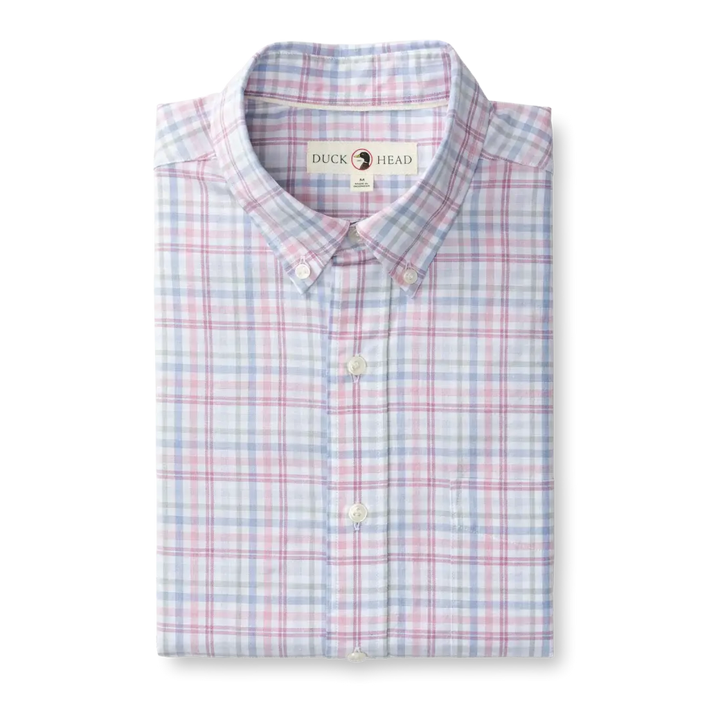 Duck Head Winston Plaid Cotton Twill Sport Shirt
