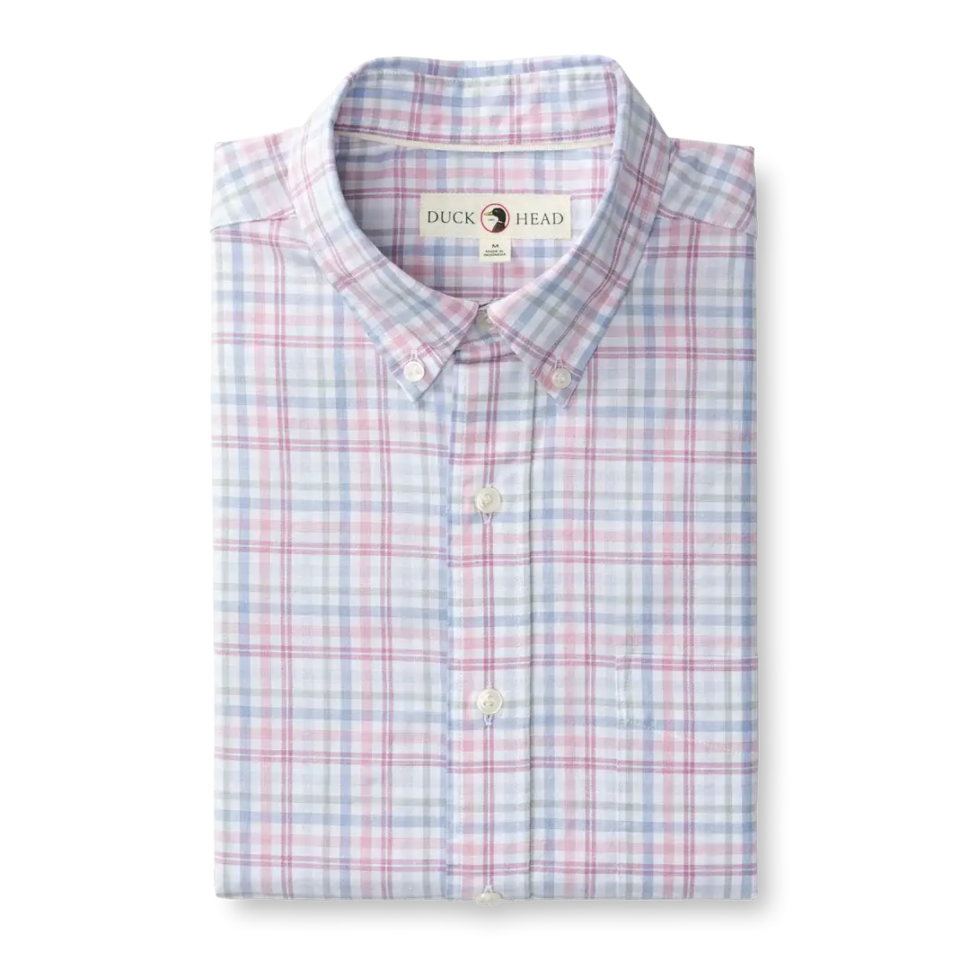 Duck Head Winston Plaid Cotton Twill Sport Shirt