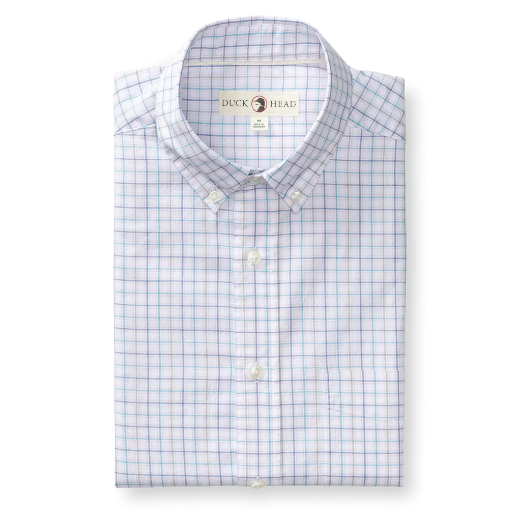 Duck Head Ashland Plaid Cotton Oxford Sport Shirt