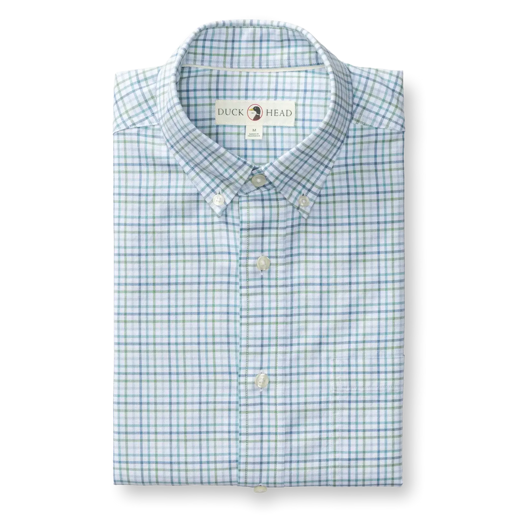 Duck Head Cooke Plaid Cotton Oxford Sport Shirt
