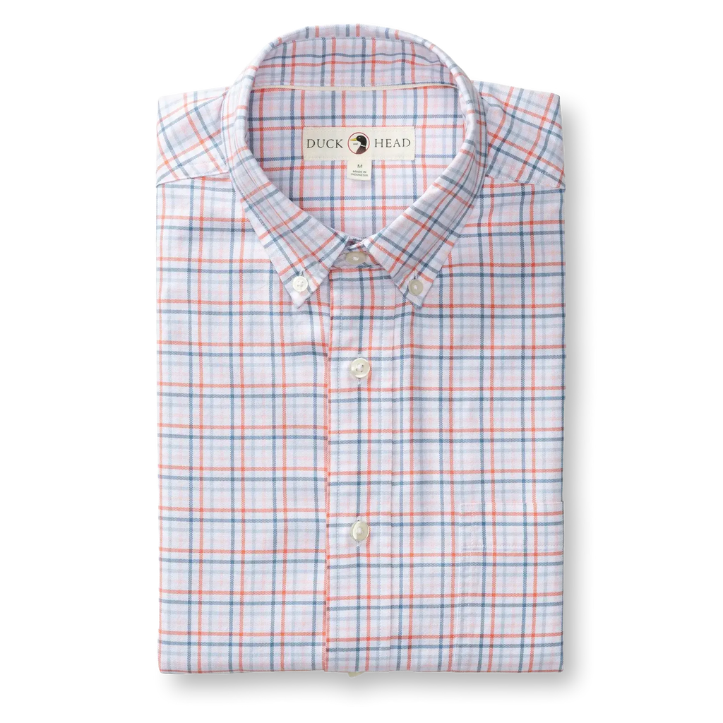 Duck Head Cooke Plaid Cotton Oxford Sport Shirt