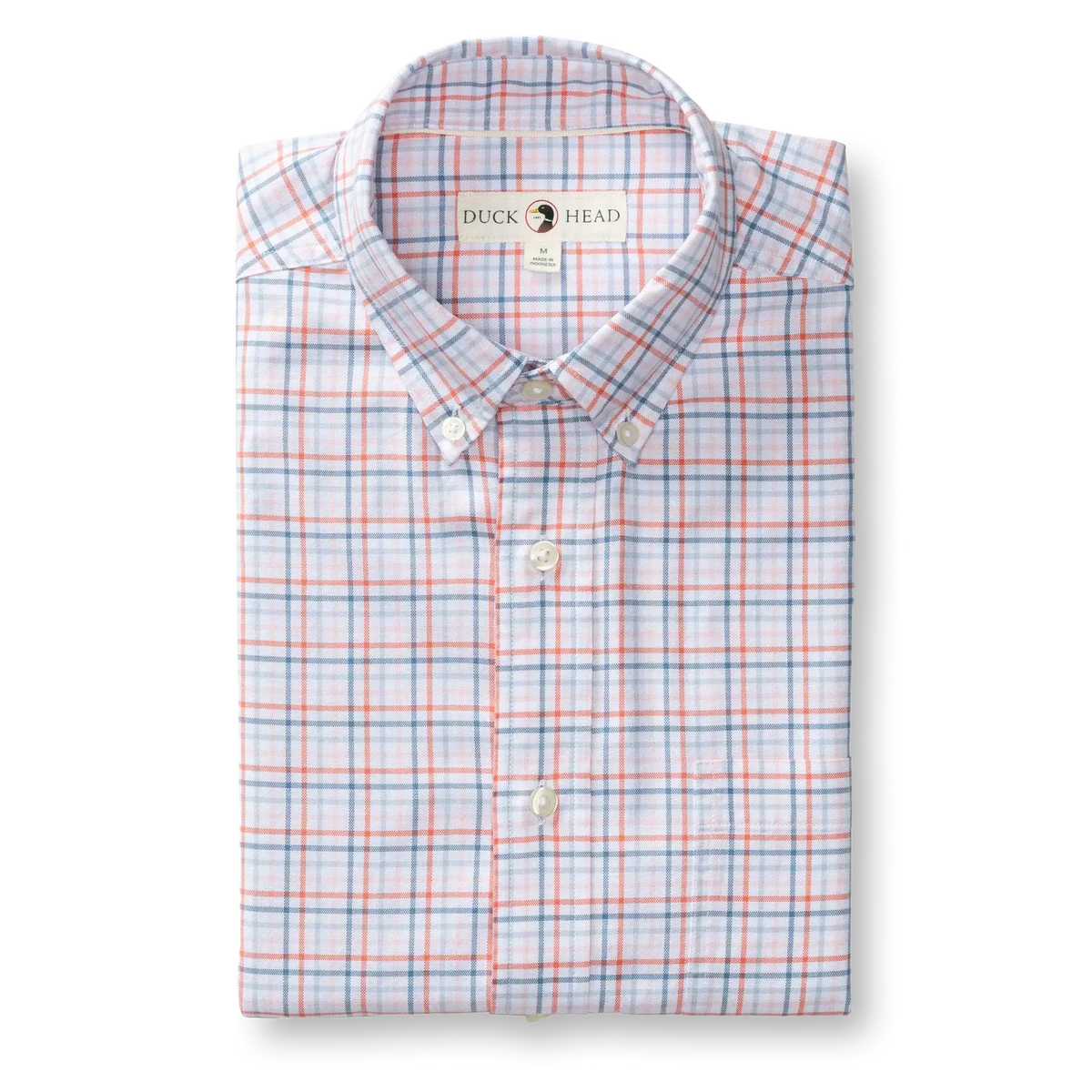 Duck Head Cooke Plaid Cotton Oxford Sport Shirt
