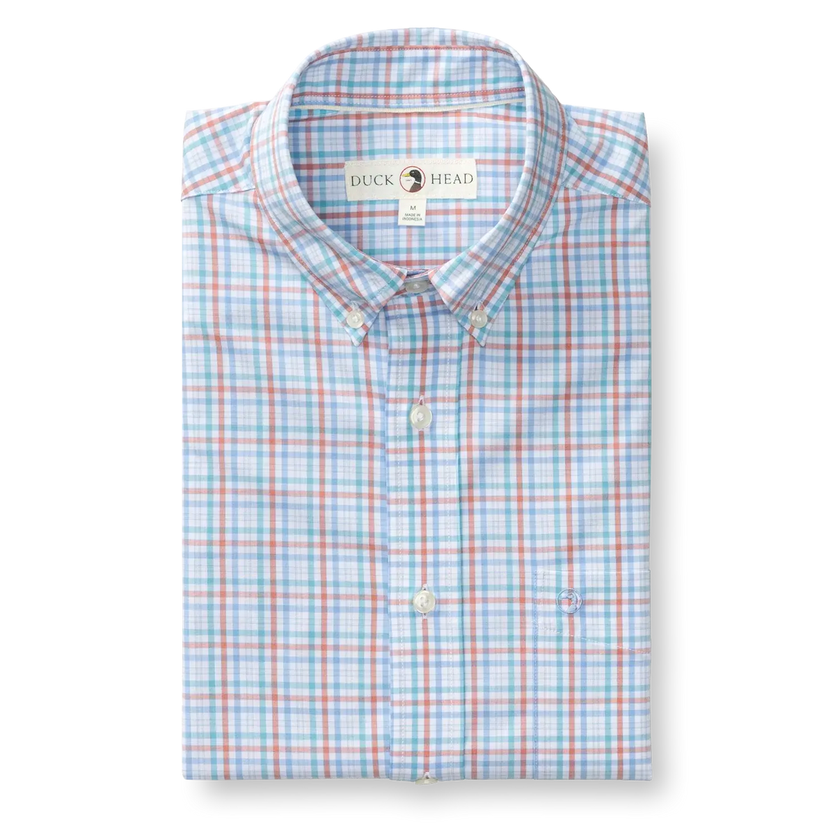 Duck Head Brody Plaid Performance Poplin Sport Shirt
