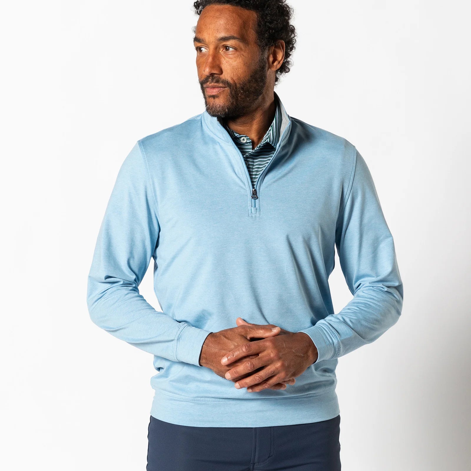 Duck Head Long Drive Performance 1/4 Zip Pullover
