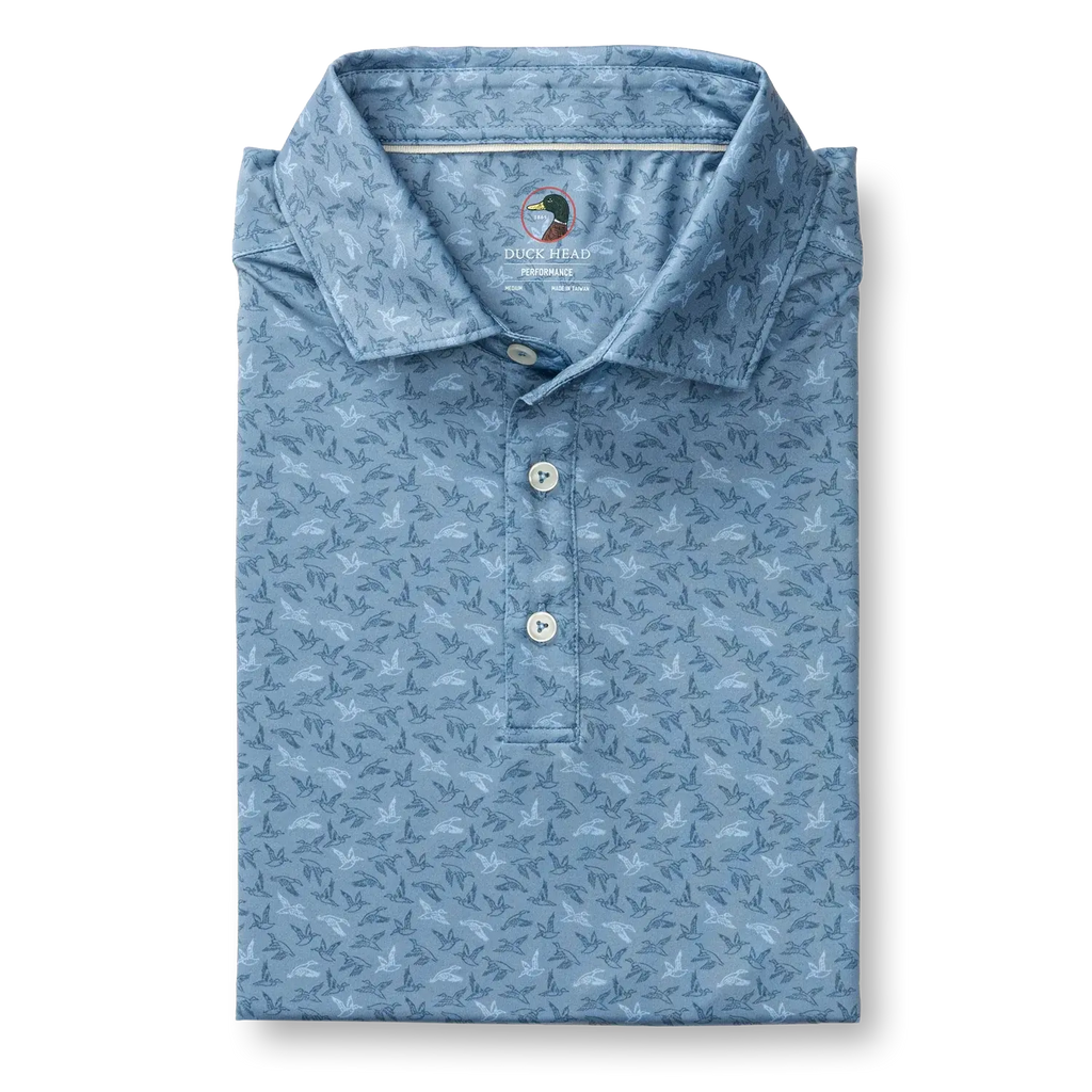 Duck Head Wingbeat Long Drive Performance Polo