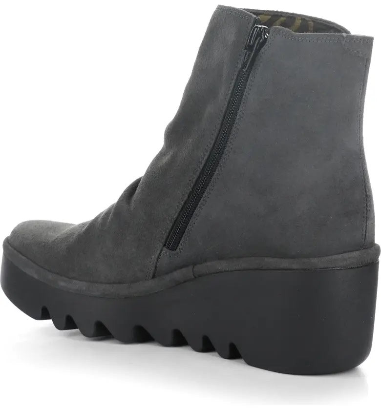 Fly London Brom Zip Up Ankle Boots