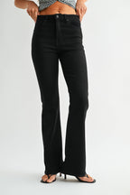 Just Black Denim  Vintage Relaxed Skinny Flare  Black