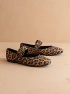 Oasis Society The Soho  Leopard Ballet Fall Flat with Buckle