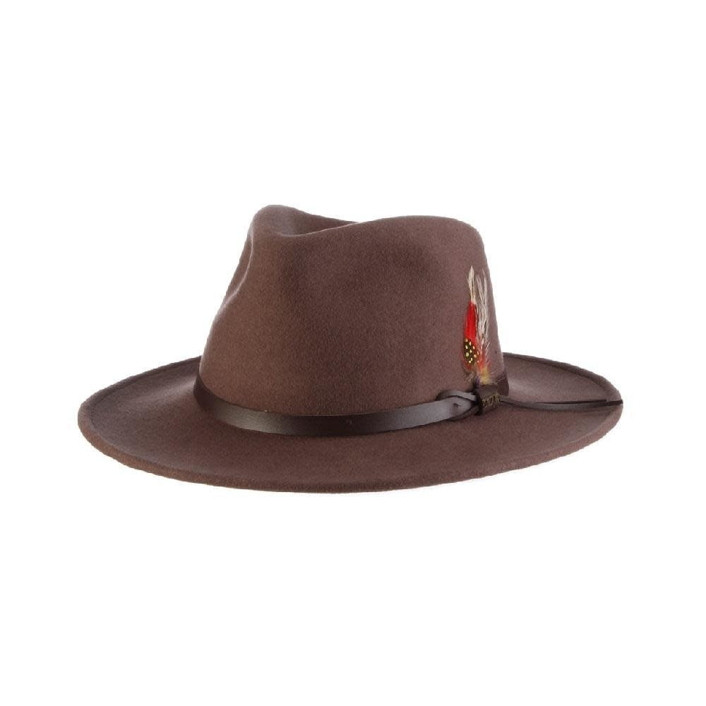 Scala Dakota Crushable Wool Felt Outback Hat