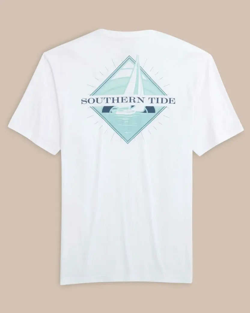 Southern Tide Diamond Sailing Short Sleeve T-shirt