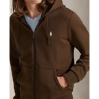 PRL L/S Double Knit Tech Full-Zip Hooded Sweatshirt