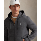 PRL L/S Double Knit Tech Full-Zip Hooded Sweatshirt
