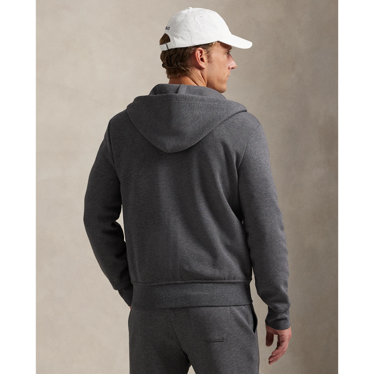 PRL L/S Double Knit Tech Full-Zip Hooded Sweatshirt